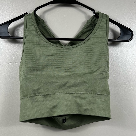 Alphalete Women’s Vault Sports Bra Size Medium - Green - Picture 3 of 7